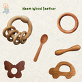 Neem Wood Teether Set For 0-1 Year Baby