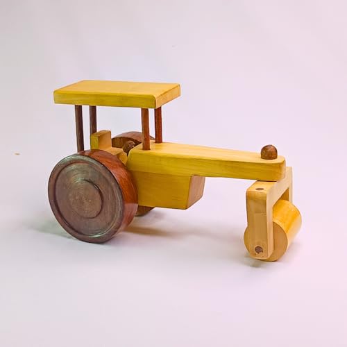 Wooden Road RolllerToy  – Handcrafted Natural Wood Toy