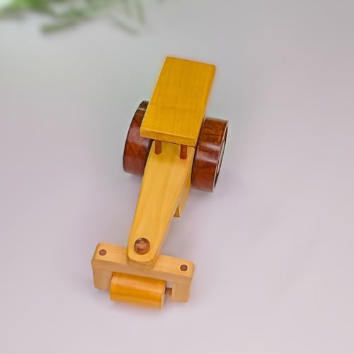 Wooden Road RolllerToy  – Handcrafted Natural Wood Toy