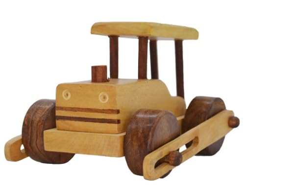 Wooden Vintage Car Toy – Handcrafted Natural Wood Toy