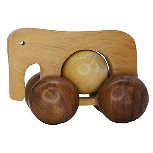 Wooden Vintage Elephent Toy  – Handcrafted Natural Wood Toy (Copy)