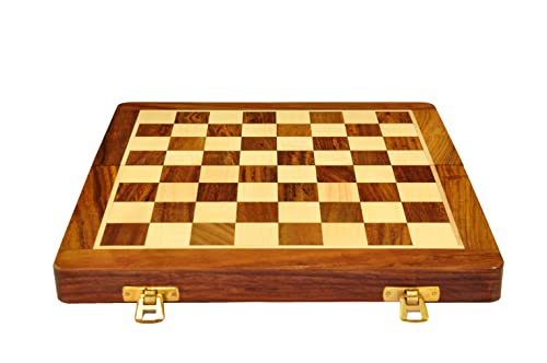 Wooden Handmade Foldable Chess Board (11 Inch)