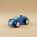 Handcrafted Wooden Racing Car Toy – Classic Pull Car