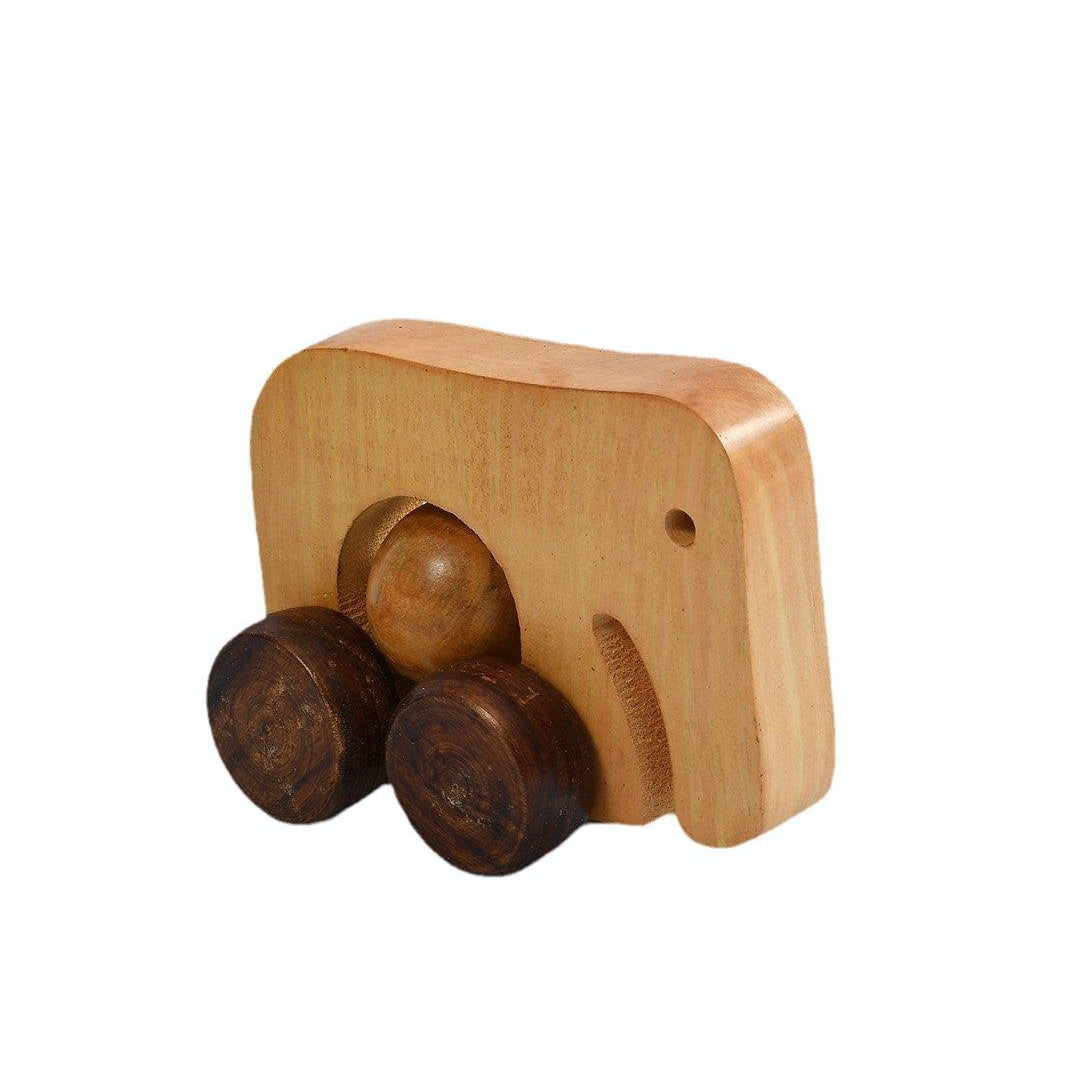 Wooden Vintage Elephent Toy  – Handcrafted Natural Wood Toy (Copy)